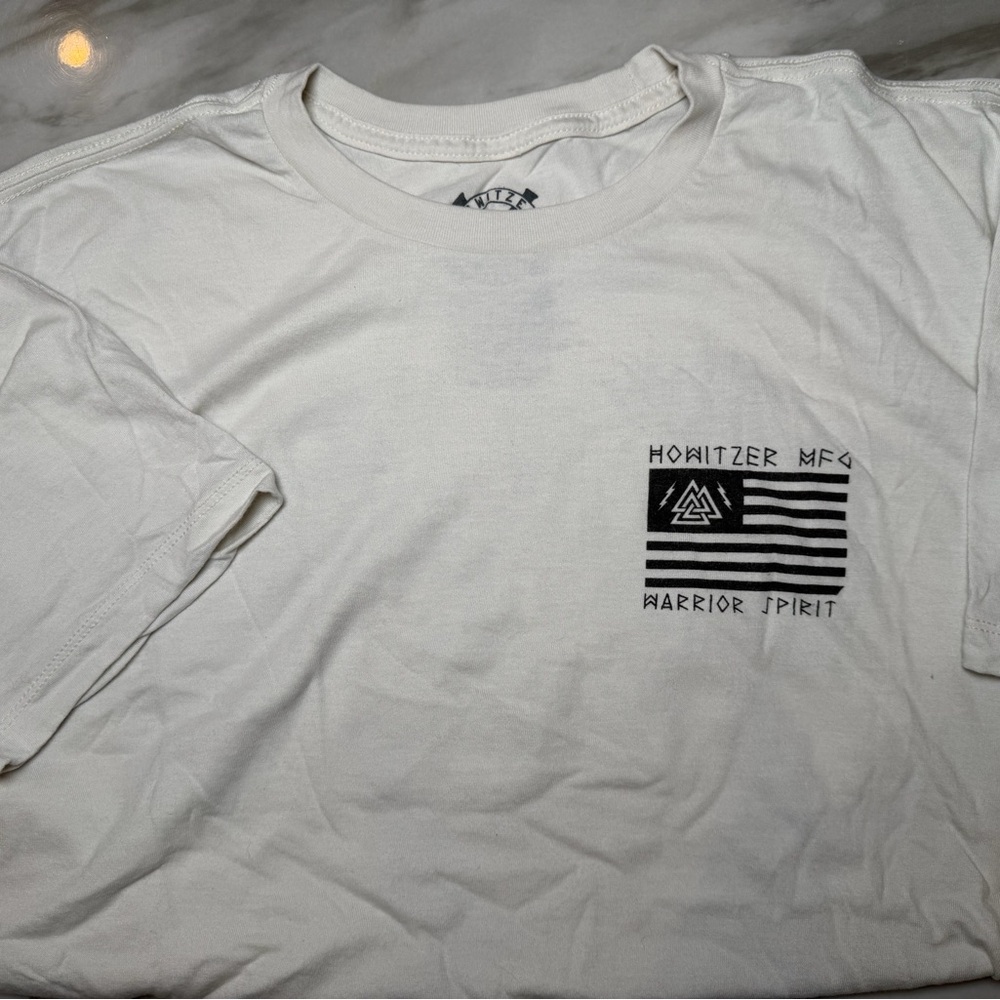 Men's Howitzer White Warrior Spirit T-Shirt
